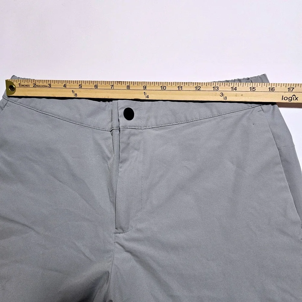 Banana Republic Men Performance Jogger Pants Light Grey Size 34 Tech Stretch New